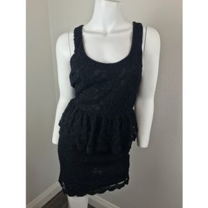 PINS AND NEEDLES Small Dress Black Sleeveless